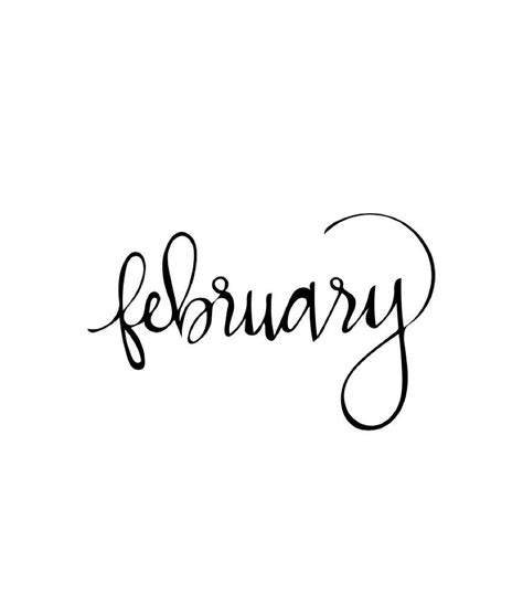 Calligraphy February | Lesmyl Scuisine