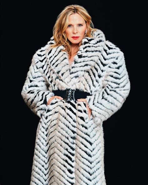 Kim Cattrall 69 Gets Leggy In Red Sequin Dress And Hot Pink Fur Coat