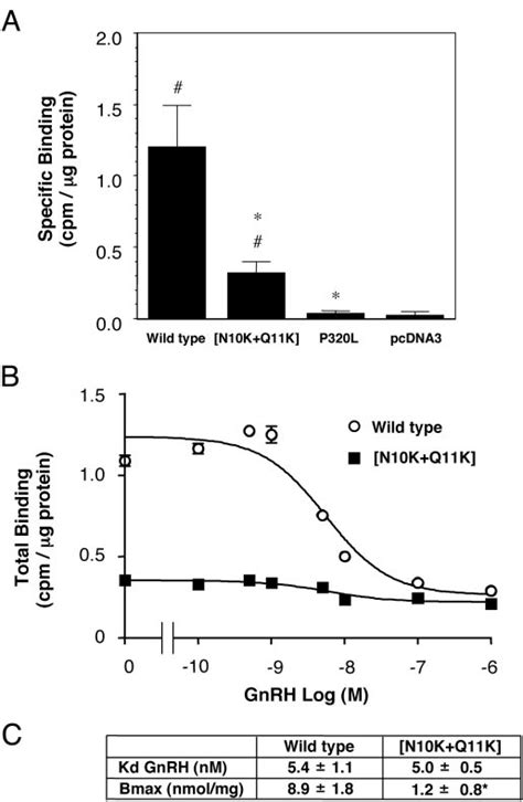 Binding Analysis Of Wild Type And Mutant Receptors A Cos Cells Were