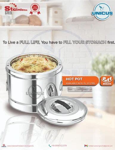 Stainless Steel Hot Pot Stainless Steel Insulated Casserole Hotpot Manufacturer From New Delhi