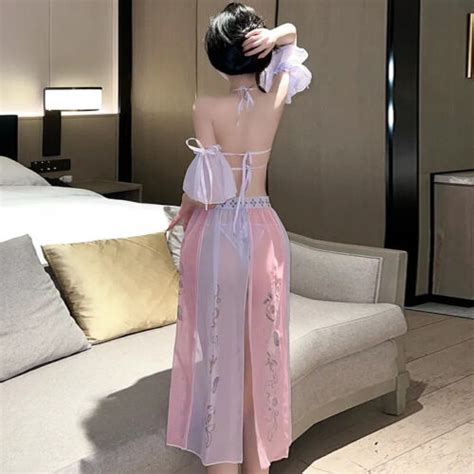 Sexy Lingerie Costume Chinese Hanfu Tranditional Dress Underwear Skirt Nightwear Ebay