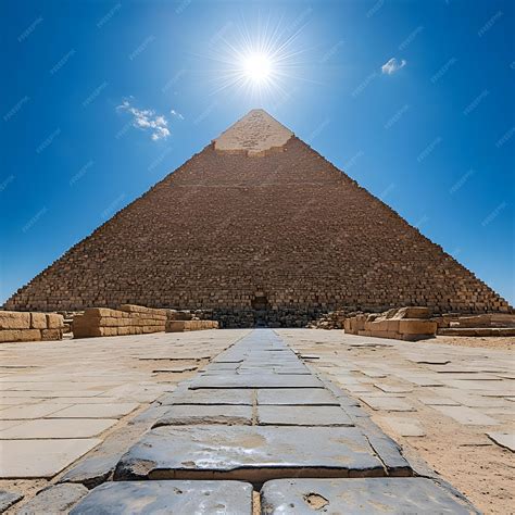 Mysterious pyramids ancient mystical View of the great Pyramid complex