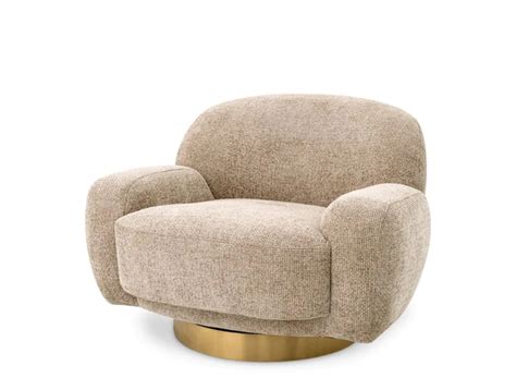 Eichholtz Swivel Armchair Udine Lyssa Sand Wilhelmina Designs