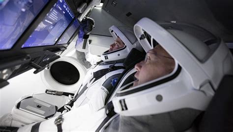 Crew Dragon Spacex Spaceship Docks With Iss Online