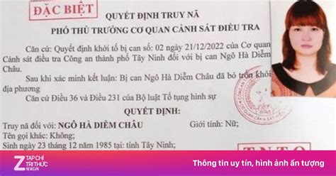 Truy nã hot girl lừa đảo sử dụng tài liệu giả Pháp luật ZNEWS VN
