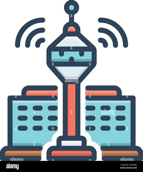 Icon For Control Tower Airport Stock Vector Image And Art Alamy
