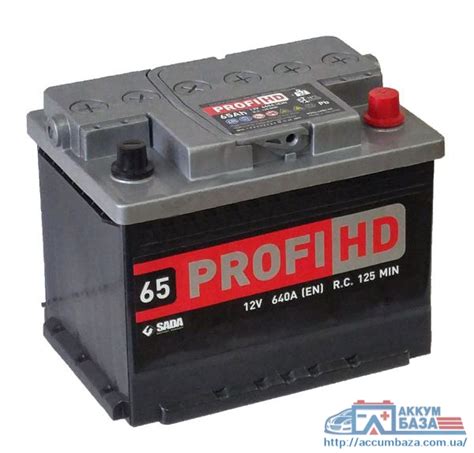 Аккумулятор SADA 6СТ-65 АзЕ Profi HD