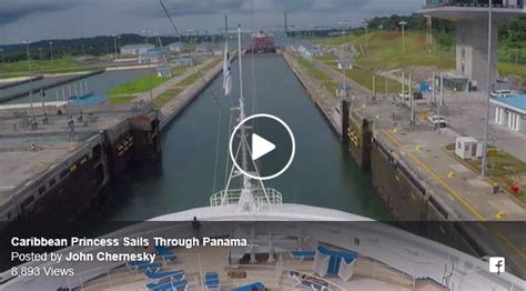 Video: First Neo-Panamax Cruise Ship Sails Panama Canal - THE PANAMA PERSPECTIVE