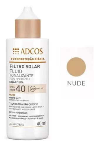 Protetor Solar Tonalizante Adcos Nude Fps Ml Parcelamento Sem Juros