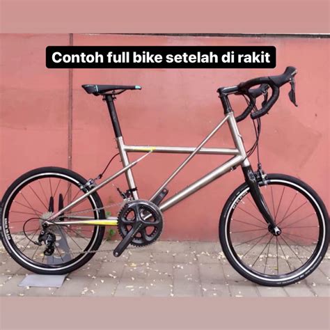 Jual Frame Minivelo Titanium Handmade Rangka Sepeda Bukan Tyrell PKZ