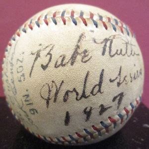 Babe Ruth Replica Autographed Baseball NEW DESIGN FOR Etsy