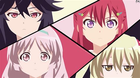 Hd Wallpaper Anime Girls Inou Battle Wa Nichijou Kei No Naka De