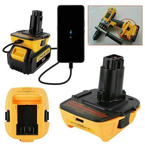 2Pack For Dewalt 18V To 20V MAX DCA1820 Battery Adapter Li Ion Tools