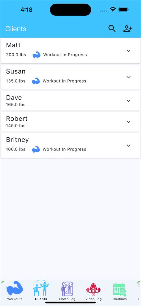 Personal Trainer Software | Gym Log Track