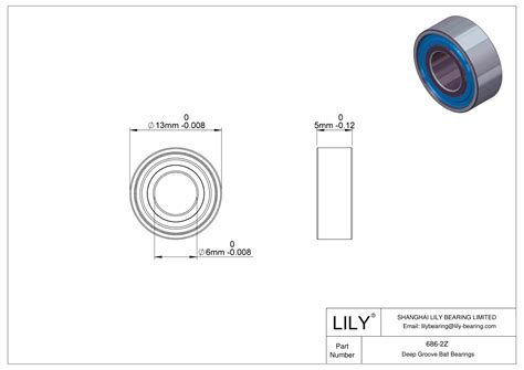 686-2Z | FAG General Deep Groove Ball Bearing - FAG | LILY Bearing