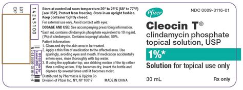 Cleocin Topical Solution - FDA prescribing information, side effects and uses