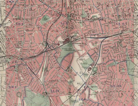 Map Of Peckham London