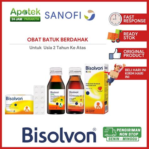 Jual Bisolvon Tablet Bisolvon Syrup Dewasa Dan Anak Anak Obat