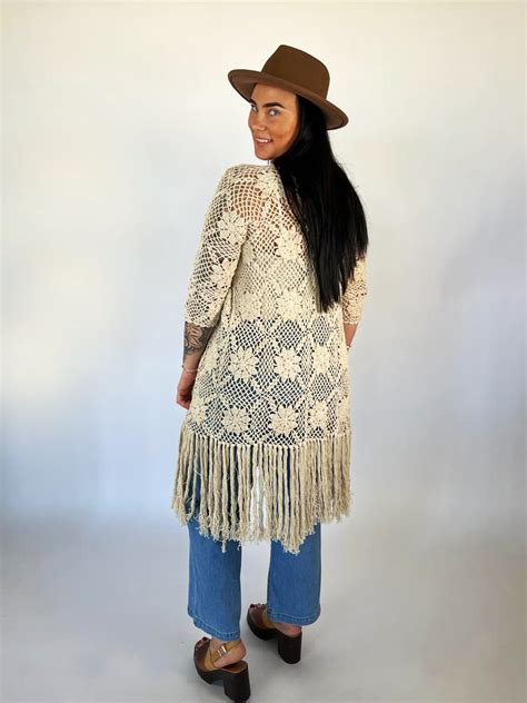 CROCHET CARDI VINTAGE GODDESS VINTAGE Naked Gypsy