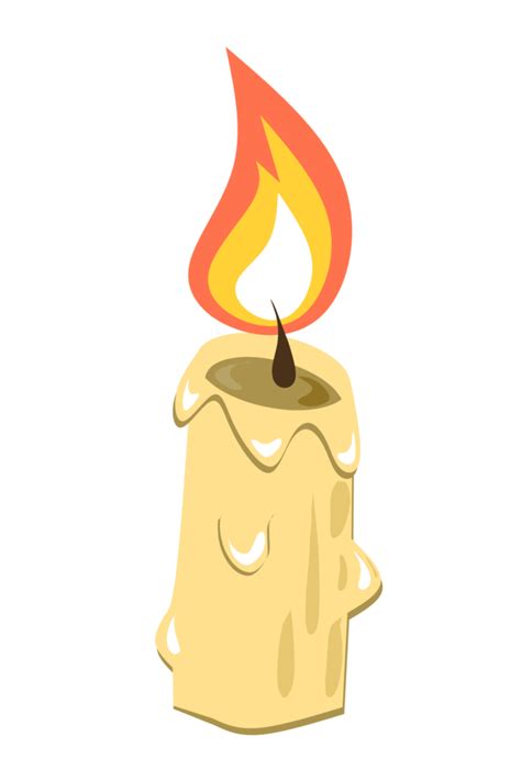 Free Flickering Candle Clipart