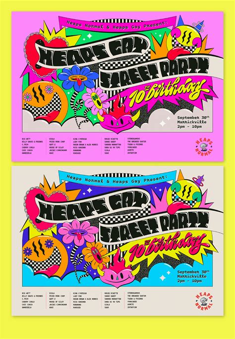 Heaps Gay Street Party Behance