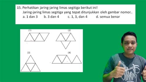 Perhatikan jaring jaring limas segitiga berikut ini - YouTube