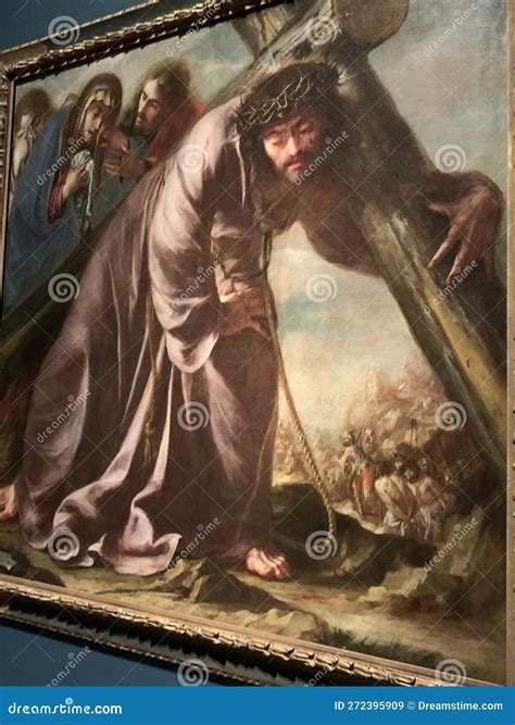 Via Crucis Christ Carrying the Cross Painting by Juan De Valdés Leal at
