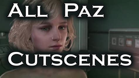 Metal Gear Solid The Phantom Pain All Secret Paz Cutscenes Youtube