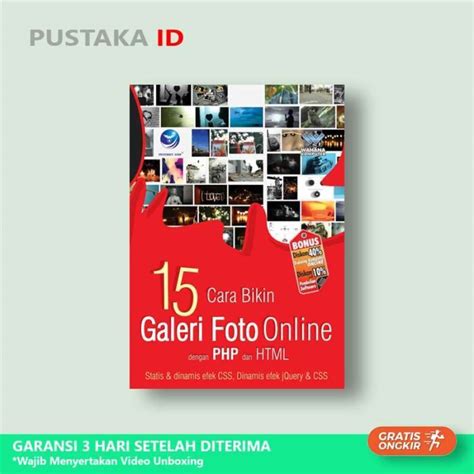 jual buku   bikin galeri foto   php  html