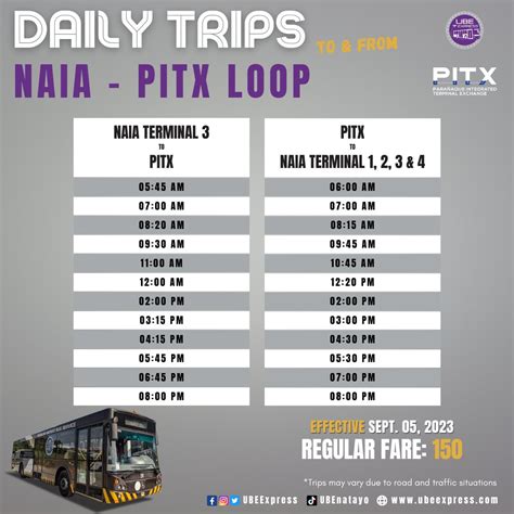 2023 UBE Express P2P Bus Routes Fares Schedules Philippine Beach Guide