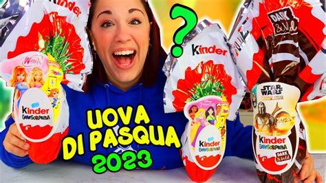 Apro 3 UOVA Di PASQUA KINDER 2023 Winx Disney Star Wars YouTube