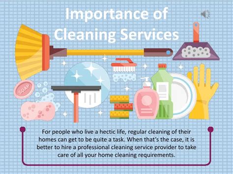 PPT Importance Of Cleaning Services Todays Maid Service PowerPoint