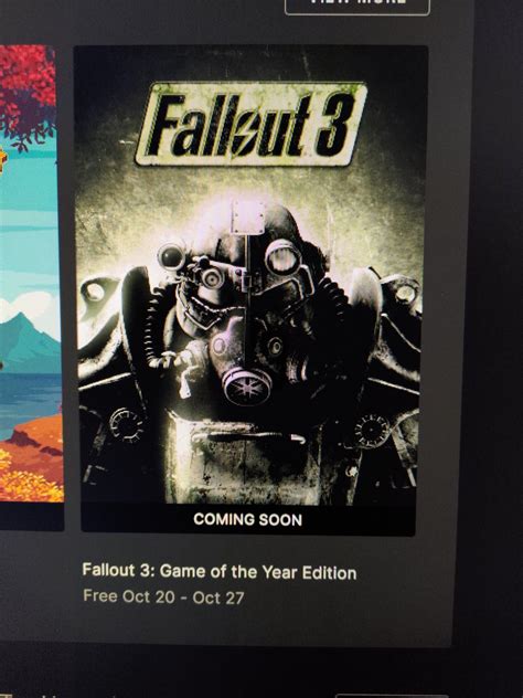 Be Ready To Claim Fallout 3 Goty On Epic Rindiangaming