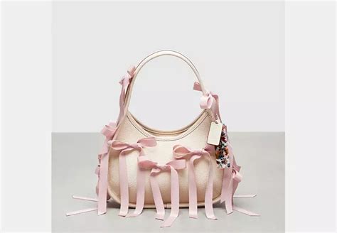 Ergo Bag In Coachtopia Leather With Allover Bows Coachtopia