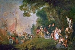 Reclining Nude Watteau Painting Reproduction 3557 TOPofART