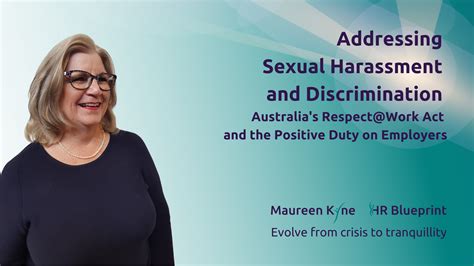 Addressing Sexual Harassment And Discrimination Maureen Kyne