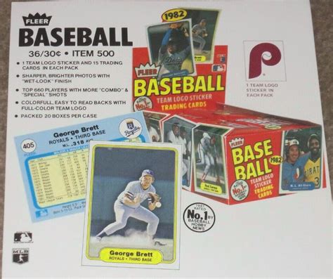 1982 Fleer Baseball Set Offered Error Filled Follow Up