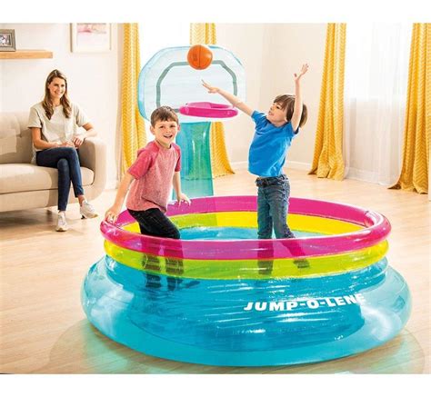 Pula Pula Inflável Infantil Cesta de Basquete Intex