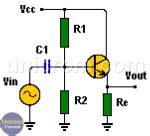 Amplificador seguidor emisor Amplificador colector común