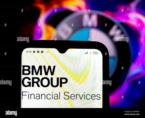 Dans Cette Illustration Le Logo BMW Group Financial Services S Affiche