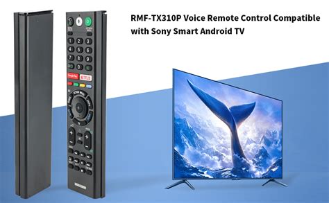 Rmf Tx P Voice Remote Control Compatible With Sony Smart Android Tv