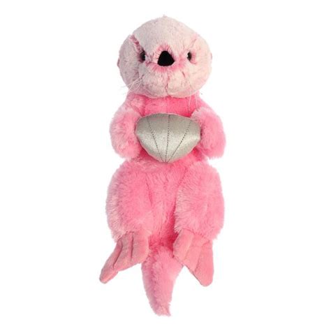 MuzeMerch - Pink Sea Otter Plush Girls Stuffed Animal