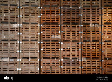 wooden platform pallet stock photo alamy