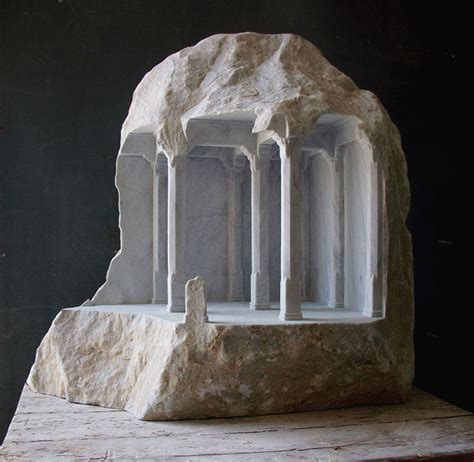 Sculptor Carves Realistic Architectural Sculptures Into Marble And ...