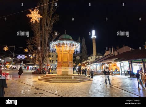 Sarajevo Bih Feb Bascarsija Is Sarajevo S Old Bazaar And