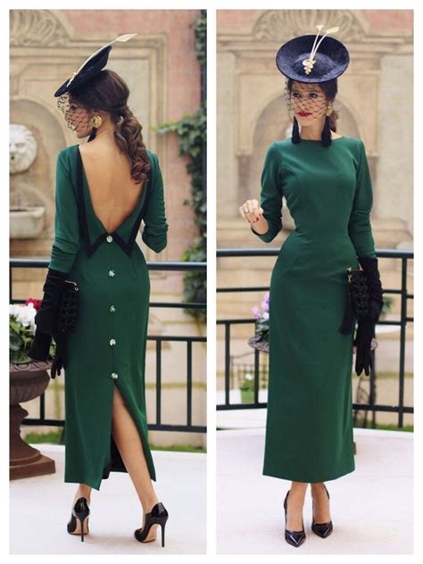 Pin By Nancy Abarca On Vestidos Largos Bonitos Vintage Outfits Classy