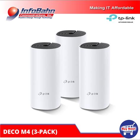 Tp Link Deco M Whole Home Mesh Wi Fi System Pack Pack Infobahn