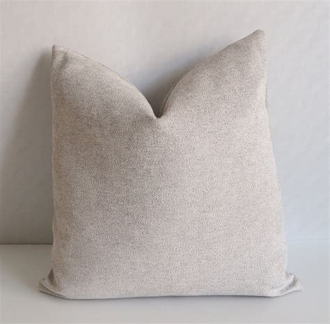 Natural Chenille Pillow Cover Natural Pillow Cover Accent Home Decor Accent Pillow, Pillow Cover ...