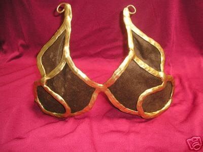 Sci Fi Princess Leia Gold Slave Bikini Costume A Cup