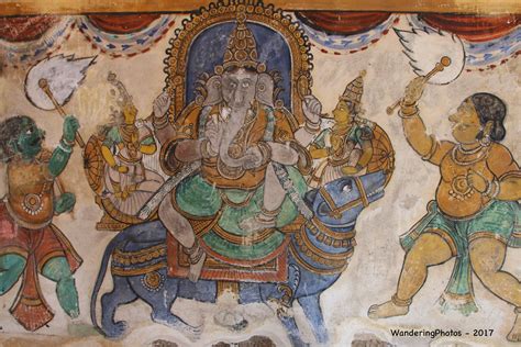 chola fresco paintings brihadeshwara temple thanjavur flickr
